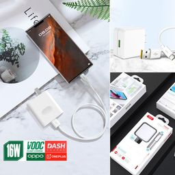 Combo Củ + Cáp Micro USB XO L45 hỗ trợ Vooc / QC 3.0