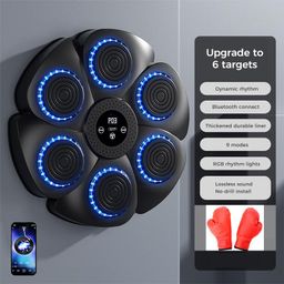 Thiết bị đấm bốc RGB XO SF02 , 6 mục tiêu kèm bao tay