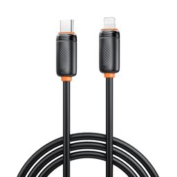 Cáp Sạc Nhanh C To L dài 1M (27W) XO Q302A (Đen/Trắng)