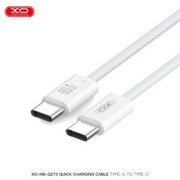 Cáp sạc nhanh 60W C to C XO NB Q273 ( Màu ngẫu nhiên)