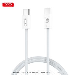 Cáp sạc nhanh 60W C to C XO NB Q273 ( Màu ngẫu nhiên)