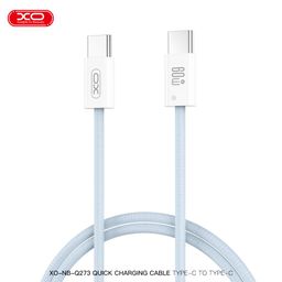 Cáp sạc nhanh 60W C to C XO NB Q273 ( Màu ngẫu nhiên)