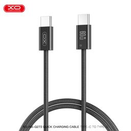 Cáp sạc nhanh 60W C to C XO NB Q273 ( Màu ngẫu nhiên)