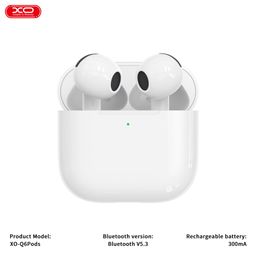 Tai Nghe XO Q6 Pro Pods Gen 6, hỗ trợ sạc không dây