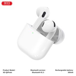 Tai Nghe XO Q6 Pro Pods Gen 6, hỗ trợ sạc không dây