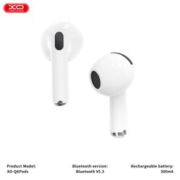 Tai Nghe XO Q6 Pro Pods Gen 6, hỗ trợ sạc không dây