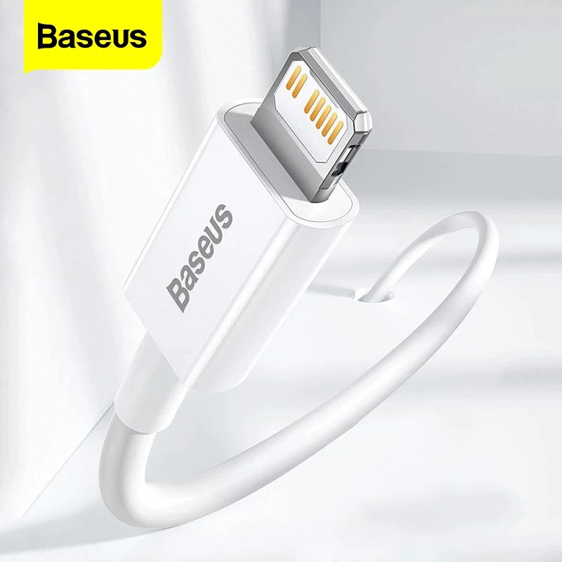 Cáp iPhone hãng Baseus ( màu trắng )