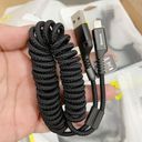 Cáp sạc lò xo đàn hồi USB sang Lightning Baseus CALSR-01 Fish Eye Spring Data cable
