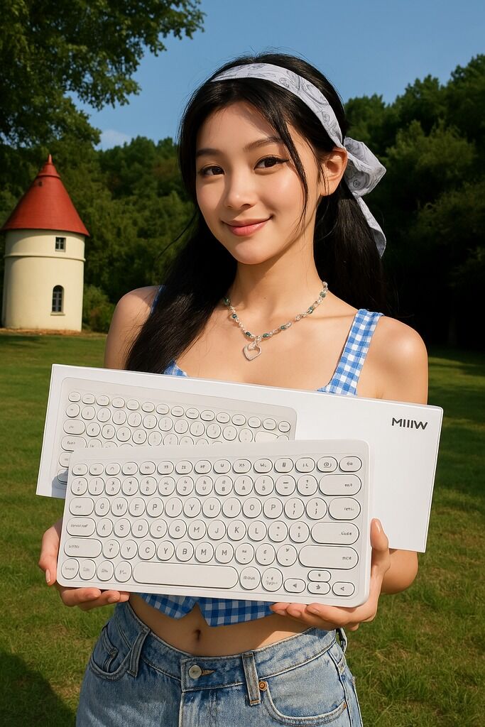 Bàn phím không dây Bluetooth hãng Xiaomi MIIIW Keyboard Air 85 MWXKT01 ( Đen)