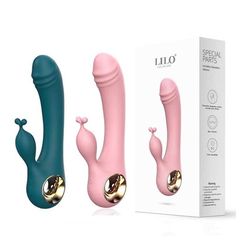 Dương vật giả cong Lilo có rung 10 cấp độ