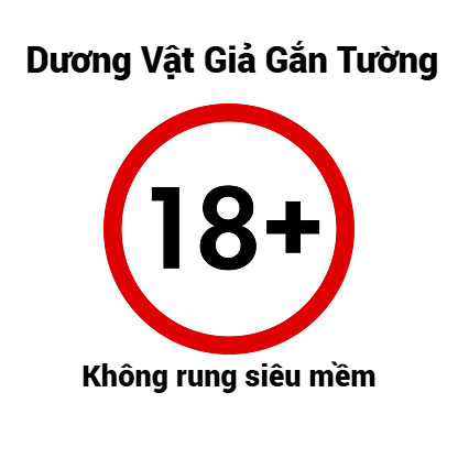 Dương Vật Giả Dán Tường Silicon Không Rung Có Gai