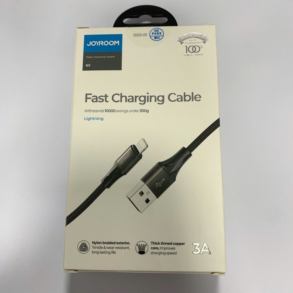 Dây cáp sạc iPhone ngắn 20cm chính hãng JOYROOM N1 SERIES (S-0230N1 - 0.2M)