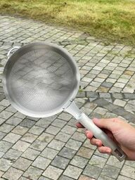 ￼Rây vợt lọc inox 304 16cm dụng cụ lọc nước cặn dầu bột rây chiên lưới