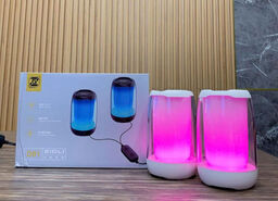 Cặp 2 Loa Bluetooth Zidli D81 – Đèn RGB đổi màu theo nhạc, có dây AUX