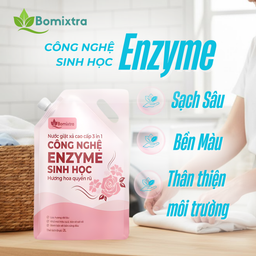 COMBO2 Túi Nước Giặt Xả 3In1 Bomixtra, Nước Giặt Cao Cấp Công Nghệ Enzyme Giặt…