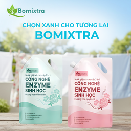 COMBO2 Túi Nước Giặt Xả 3In1 Bomixtra, Nước Giặt Cao Cấp Công Nghệ Enzyme Giặt…
