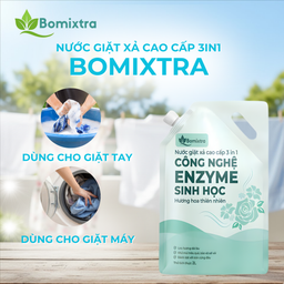 COMBO2 Túi Nước Giặt Xả 3In1 Bomixtra, Nước Giặt Cao Cấp Công Nghệ Enzyme Giặt…