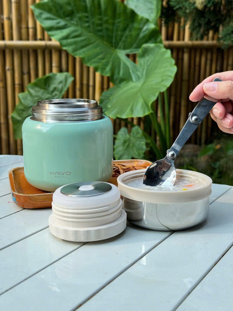 Chiếc hộp giữ nhiệt của Kaiyo quá cute,
