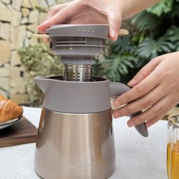 ☕️☕️Bình giữ nhiệt pha trà kèm lõi lọc inox 304 Kaiyo 500ml☕️☕️