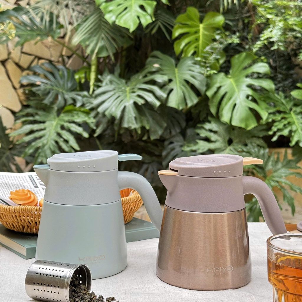 ☕️☕️Bình giữ nhiệt pha trà kèm lõi lọc inox 304 Kaiyo 500ml☕️☕️