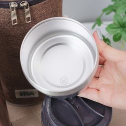 Hộp Cơm Giữ Nhiệt Inox304 SEKA 1,7L màu Hồng Ruby - SK8059