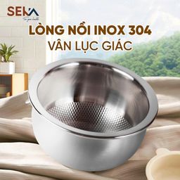 Nồi Cơm Điện SEKA Lõi Nồi Inox 304, Chống Dính, Dung Tích 3L