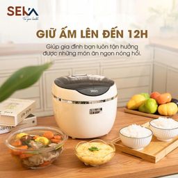 Nồi Cơm Điện SEKA Lõi Nồi Inox 304, Chống Dính, Dung Tích 3L