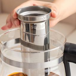 Ấm siêu tốc thuỷ tinh borosilicate kèm lọc trà có điều chỉnh nhiệt độ Kaiyo 1.…
