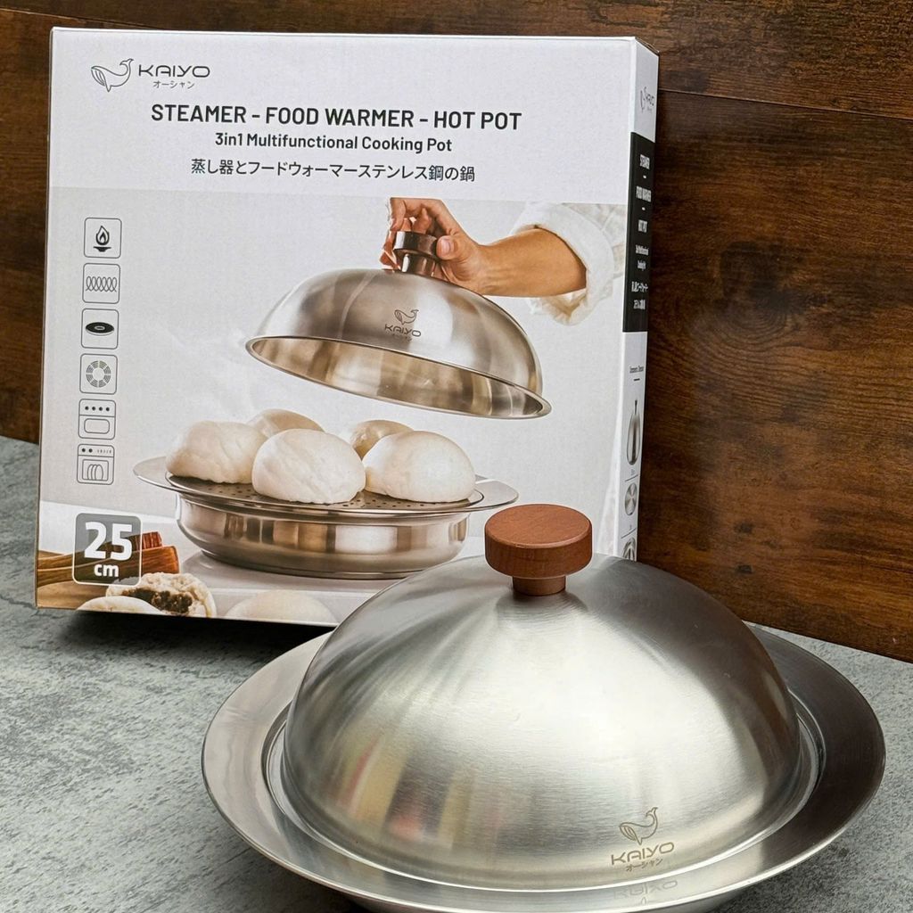 Nồi hấp inox đa năng Kaiyo 6568 25cm