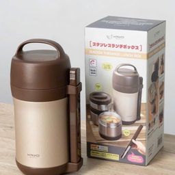 HỘP CƠM GIỮ NHIỆT KAIYO NHẬT BẢN 3 TẦNG cực xịn và đẹp luôn