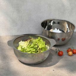 👉 Bộ rổ Inox KAIYO vừa là xửng hấp, vo gạo xong việc lại thành bộ tô rổ tuyệt…