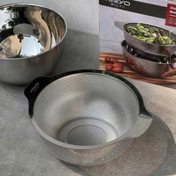 👉 Bộ rổ Inox KAIYO vừa là xửng hấp, vo gạo xong việc lại thành bộ tô rổ tuyệt…