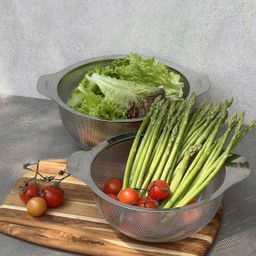 👉 Bộ rổ Inox KAIYO vừa là xửng hấp, vo gạo xong việc lại thành bộ tô rổ tuyệt…