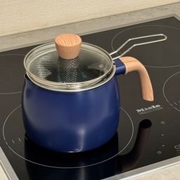 Nồi chiên ngập dầu kèm rổ hấp inox KAIYO 15cm