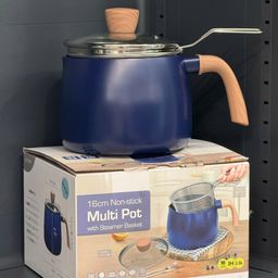Nồi chiên ngập dầu kèm rổ hấp inox KAIYO 15cm