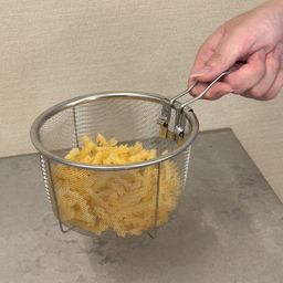 Nồi chiên ngập dầu kèm rổ hấp inox KAIYO 15cm