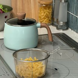 Nồi chiên ngập dầu kèm rổ hấp inox KAIYO 15cm