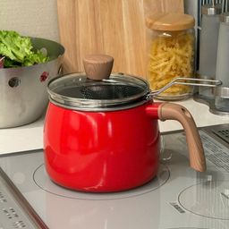 Nồi chiên ngập dầu kèm rổ hấp inox KAIYO 15cm