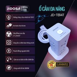 Ổ CẮM ĐIỆN THÁP VUÔNG JIDOSA 3000W ⚡️