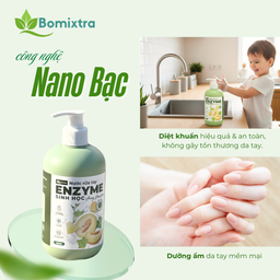 ✨💧 NƯỚC RỬA TAY ENZYME SINH HỌC BOMIXTRA – HƯƠNG DƯA LƯỚI (500G) 🍈