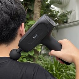 Súng massage cầm tay Fman M72, máy Massage 5 đầu, cổng sạc Type-C