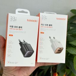 Củ sạc nhanh Toocki 33W GaN USB-C + USB-A