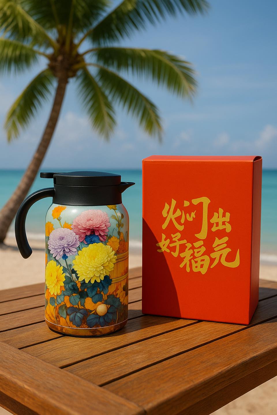 Phích giữ nhiệt 1L5 hoạ tiết ngẫu nhiên