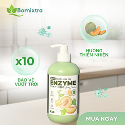 Combo 2 Nước rửa tay Sinh Học Bomixtra 500g - Hương Dưa Lưới