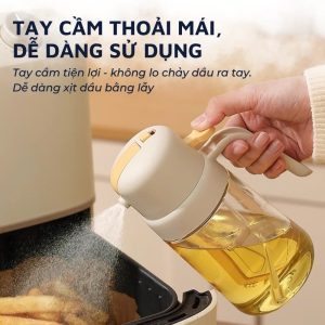 Chai đựng kiêm xịt dầu Dandihome 500ml
