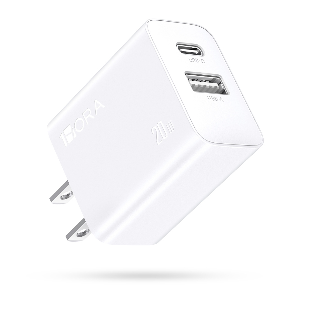 Củ sạc 20W (A+C) 1HORA GAR161 màu trắng