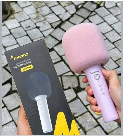 MKP100 – Micro Karaoke Bluetooth không dây 3 trong 1 (vàng)