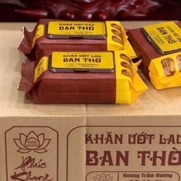 Thùng 10 gói khăn lau bao sái ban thờ Phúc Khang