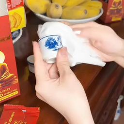 Thùng 10 gói khăn lau bao sái ban thờ Phúc Khang
