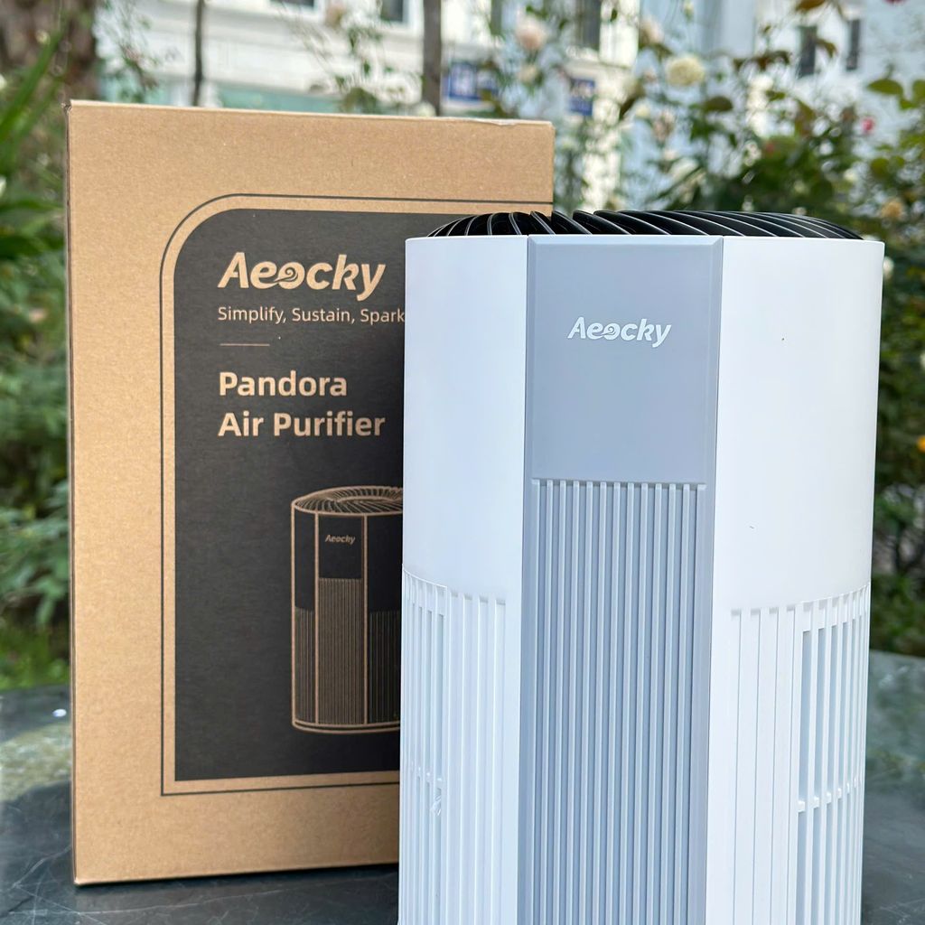 Máy lọc không khí Aeocky ( Amazon Mỹ ), lớp lọc 5-in-1 Washable Filter